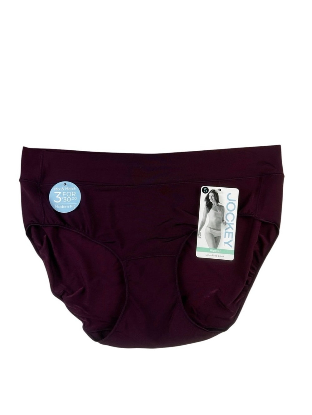Jockey No Panty Lines Hipster Purple Size 5 / Small Style 1346